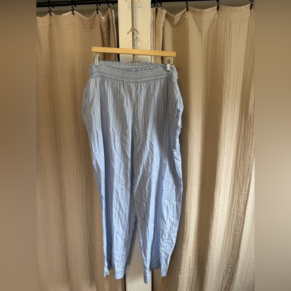 NWT Land n Sea Linen Blend Pants- XL